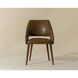 Galen Missouri Cognac Leather Dining Armchair